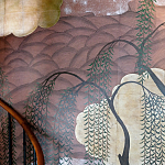 Обои ручная роспись Willow & Waves Original colourway on Edo painted Xuan paper with antiquing варинант исполнения - 2 | Loft Concept в Твери