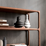 Стеллаж в гостиную для книг Moon Walnut Furniture варинант исполнения - 6 | Loft Concept в Твери