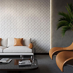 Гипсовая 3D панель с принтографией PM-18 варинант исполнения - 1 | Loft Concept в Твери