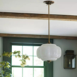 Подвесной светильник с абажуром из молочного стекла Vintage Charm варинант исполнения - 3 | Loft Concept в Твери