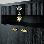 Комод Elsa Dreams Black Двухстворчатый  варинант исполнения - 4 | Loft Concept в Твери