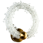 Бра кольцо с кристаллами из хрусталя Gilbertine Crystals Ring Wall Lamp варинант исполнения - 1 | Loft Concept в Твери