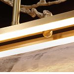 Люстра прямоугольная из фактурного стекла Chandelier Beam варинант исполнения - 9 | Loft Concept в Твери