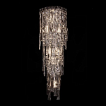 Бра с каскадом из прозрачного хрусталя и корпусом из металла цвета хром Constant Sparks варинант исполнения - 7 | Loft Concept в Твери