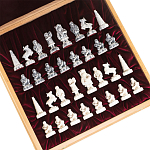 Шахматы Северные народы в ларце из натурального бука Decorative Thematic Chess варинант исполнения - 6 | Loft Concept в Твери