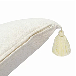 Подушка с цветочным принтом и кисточками Blooming Elegance Harper варинант исполнения - 3 | Loft Concept в Твери