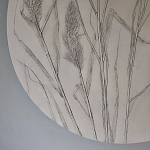 Ботаническое панно Тростник 1 варинант исполнения - 2 | Loft Concept в Твери