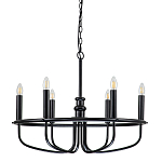 Люстра круглая с 6-ю лампами Kichler варинант исполнения - 1 | Loft Concept в Твери