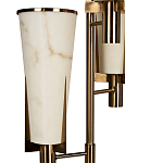 Торшер на три лампы с расцветкой под мрамор на матовом металлическом основании Elegant Classic Light варинант исполнения - 2 | Loft Concept в Твери