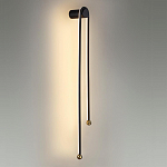 Бра черного цвета с изогнутым плафоном Luke Lampco Tracer Lamp варинант исполнения - 3 | Loft Concept в Твери