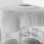 Встраиваемый в стену гипсовый светильник под покраску в античном стиле Antiquity Athena варинант исполнения - 10 | Loft Concept в Твери