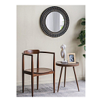 Зеркало круглое с текстурированным дизайном рамы Helios варинант исполнения - 5 | Loft Concept в Твери