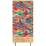 Шкаф с принтом Dominoes варинант исполнения - 2 | Loft Concept в Твери