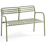 Скамья из алюминия Mack Metal Bench Green варинант исполнения - 1 | Loft Concept в Твери