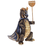 Подсвечник в виде дракона Dragon candlestick Gold Blue варинант исполнения - 1 | Loft Concept в Твери
