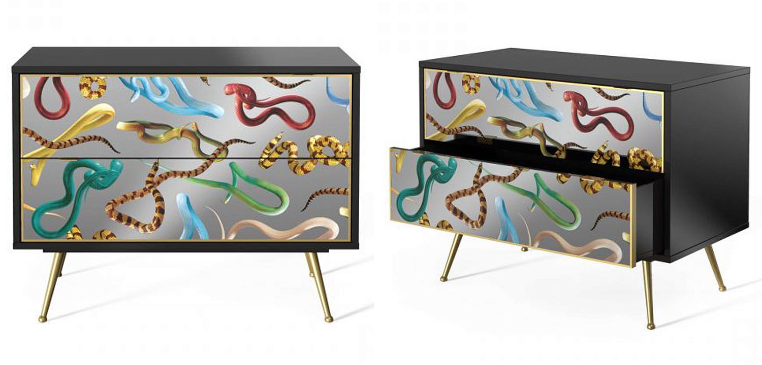 Комод Seletti Chest of Two Drawers Snakes Комод Seletti Chest of Two Drawers Snakes - Loft-Concept в Твери