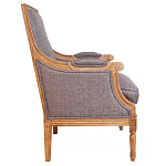 Кресло William Classical Armchair grey flax варинант исполнения - 1 | Loft Concept в Твери