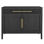 Буфет Primo с двумя ящиками и двумя фасадами Черный дуб варинант исполнения - 1 | Loft Concept в Твери