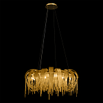 Люстра круглая подвесная с металлическими дугами и длинными цепочками 80 см Atlantis Chain варинант исполнения - 11 | Loft Concept в Твери