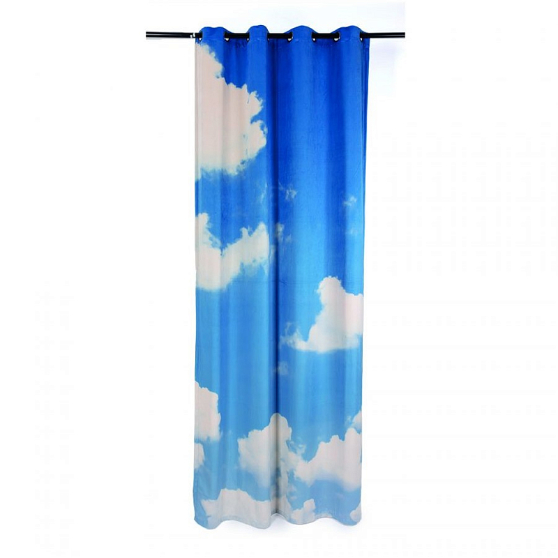 Штора Seletti Cloud Right Голубой Белый Штора Seletti Cloud Right Голубой Белый в Твери | Loft Concept