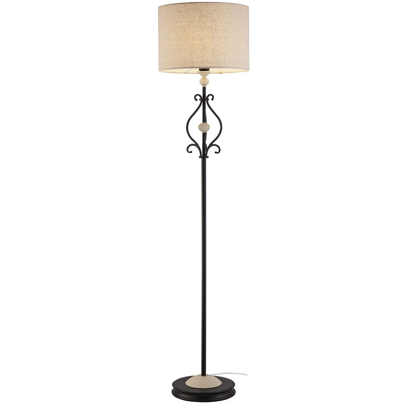 Торшер Mocenigo Floor Lamp Черный Кремовый Торшер Mocenigo Floor Lamp Черный Кремовый в Твери | Loft Concept