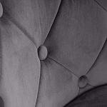 Стул в серой велюровой обивке Ward Grey Velour Chair варинант исполнения - 6 | Loft Concept в Твери