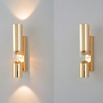 Бра цилиндрической формы из металла с поворотным плафоном Light maker studio варинант исполнения - 7 | Loft Concept в Твери