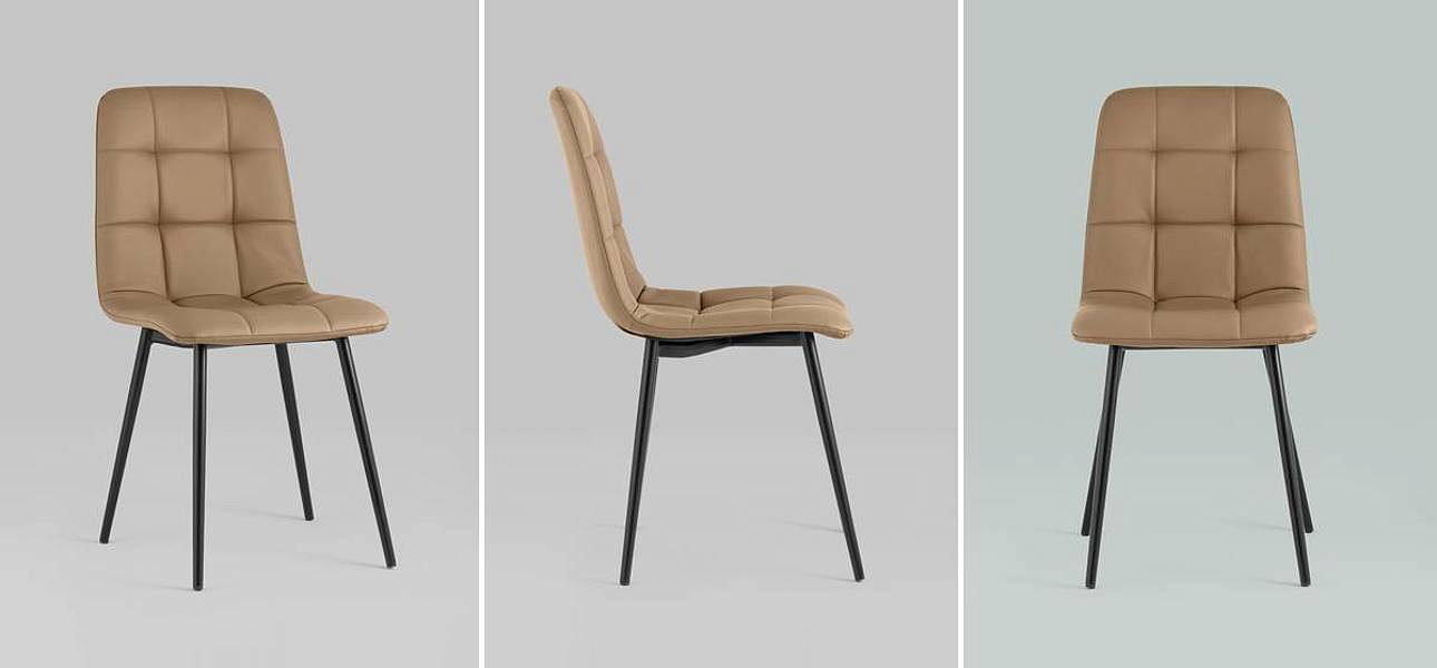 Стул NANCY S Chair Экокожа Цвет Капучино Стул NANCY S Chair Экокожа Цвет Капучино - Loft-Concept в Твери
