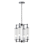 Люстра 4-мя прозрачными цилиндрическими плафонами Jeanette варинант исполнения - 3 | Loft Concept в Твери