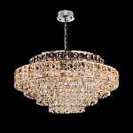 Люстра хрустальная в неоклассическом стиле на серебристом каркасе Majesty варинант исполнения - 5 | Loft Concept в Твери