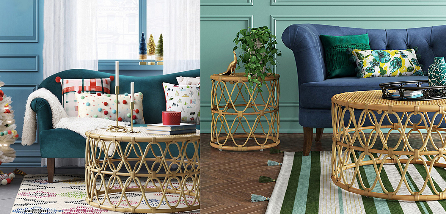 Кофейный стол Lotta Wicker Coffee Table Кофейный стол Lotta Wicker Coffee Table - Loft-Concept в Твери