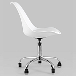 Офисный стул на металлическом основании EGGERY White варинант исполнения - 3 | Loft Concept в Твери