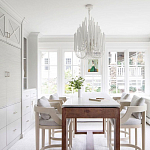 Люстра белая с несколькими ярусами деревянных палочек Bright Wooden Chandelier варинант исполнения - 7 | Loft Concept в Твери