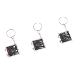 Зеркало брелок складное двухстороннее из натурального камня Серафинит Stone Mirrors варинант исполнения - 8 | Loft Concept в Твери