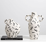 Декоративная ваза White Doodle Vase S варинант исполнения - 2 | Loft Concept в Твери