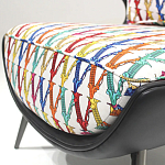 Кресло с цветным принтом Colorful Print Armchair варинант исполнения - 3 | Loft Concept в Твери