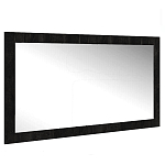 Зеркало настенное прямоугольное цвета угольный камень Stone Effect варинант исполнения - 1 | Loft Concept в Твери