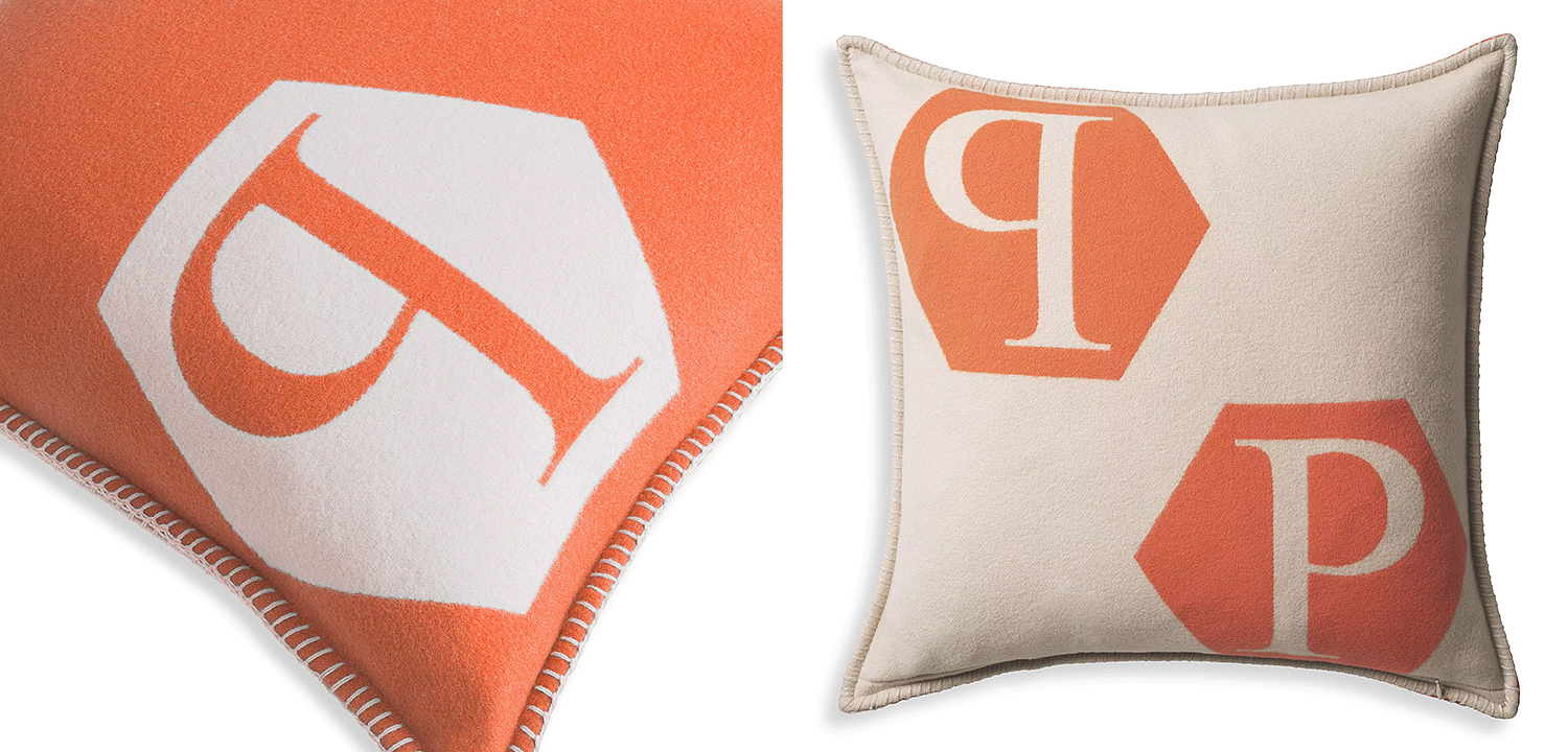 Подушка Philipp Plein Cushion Cashmere PP Logo 65 x 65 Orange Подушка Philipp Plein Cushion Cashmere PP Logo 65 x 65 Orange - Loft-Concept в Твери