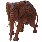 Статуэтка деревянная в виде слона Dressy Elephant варинант исполнения - 1 | Loft Concept в Твери