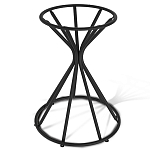 Стол обеденный с круглой керамической столешницей песчаного цвета Sand Ceramics варинант исполнения - 5 | Loft Concept в Твери