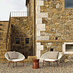 Дизайнерское уличное кресло с веревочной спинкой PETALO Armchair варинант исполнения - 5 | Loft Concept в Твери