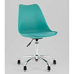 Офисный стул на металлическом основании EGGERY Blue пластик варинант исполнения - 1 | Loft Concept в Твери