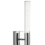 Бра со стеклянным плафоном хром Gileberte Glass Tube Wall Lamp Chrome варинант исполнения - 3 | Loft Concept в Твери