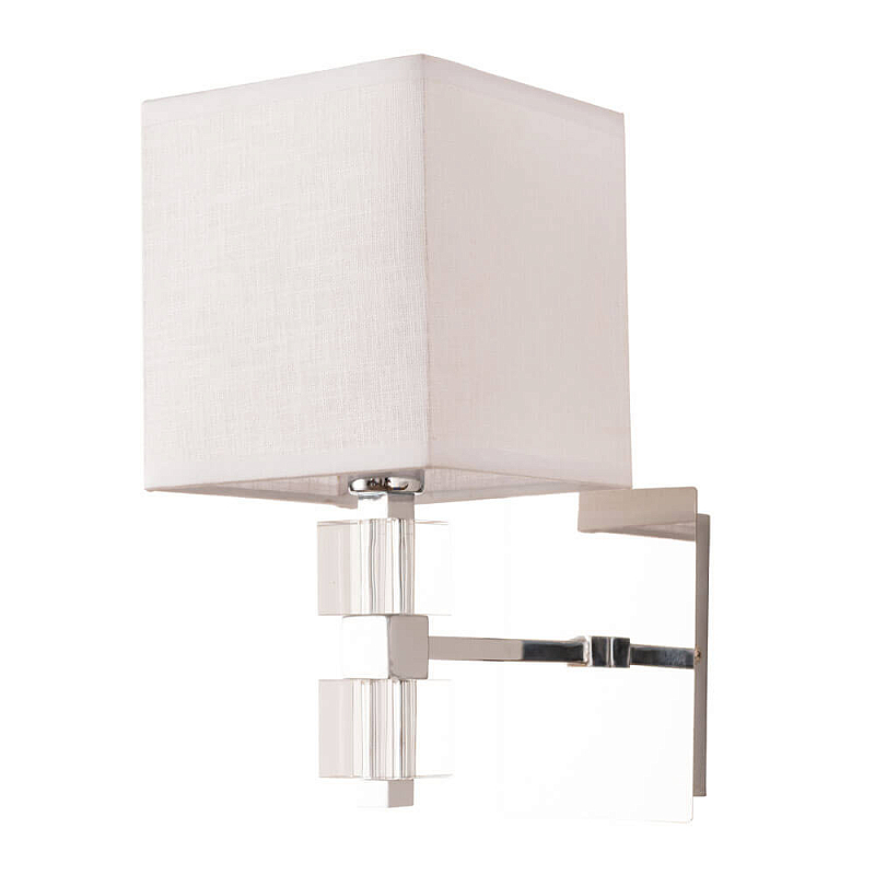 Бра Tradonico Sconces Chromium Хром Белый Прозрачный Бра Tradonico Sconces Chromium Хром Белый Прозрачный в Твери | Loft Concept