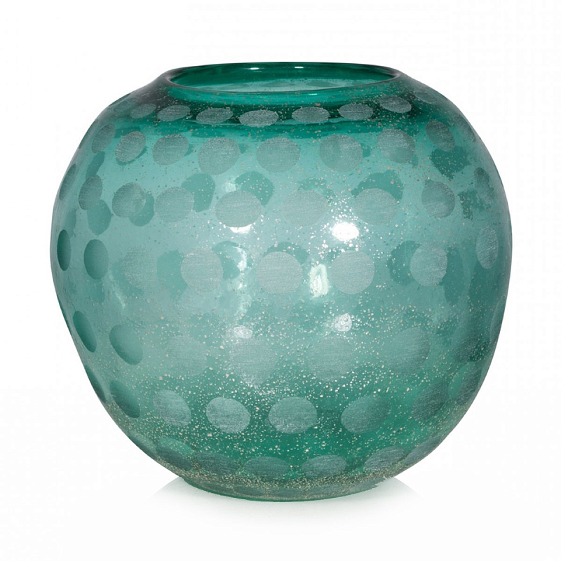 Ваза Turquoise Pear Ball Бирюзовый в Твери | Loft Concept 