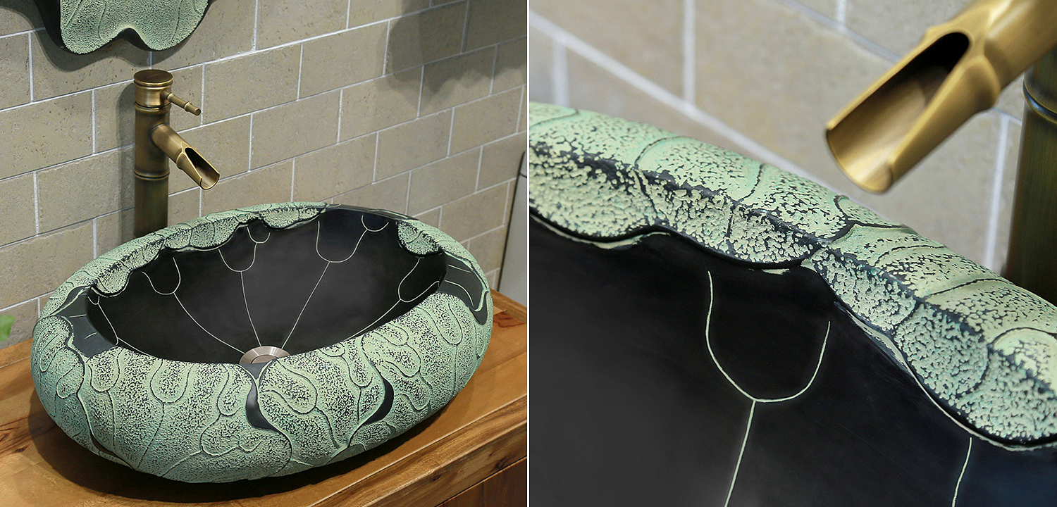 Раковина Lotus Leaf Oval Раковина Lotus Leaf Oval - Loft-Concept в Твери