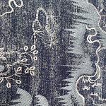 Мебельная ткань Вышивка серый цвет 130 см T2-39 варинант исполнения - 2 | Loft Concept в Твери