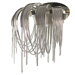 Бра с металиическими цепочками и дугообразными элементами Atlantis Chain варинант исполнения - 3 | Loft Concept в Твери