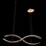 Люстра волнистой формы с фактурным хрустальным плафоном Light Delight варинант исполнения - 4 | Loft Concept в Твери