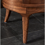 Прикроватный столик из дерева с 2-мя ящиками Moon Walnut Furniture варинант исполнения - 7 | Loft Concept в Твери